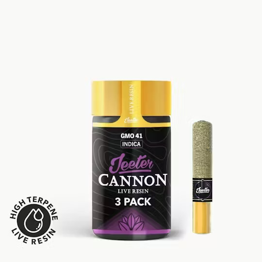 Jeeter Cannon - Cadillac Rainbows (i) - Live Resin Infused Pre-rolls - 3pk/1.5g