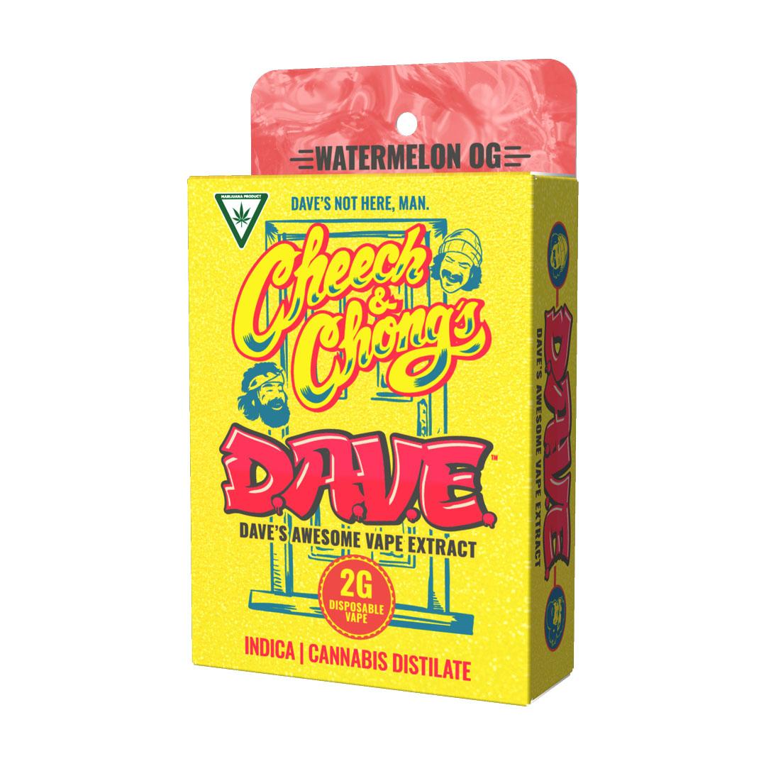 Cheech & Chong - 2g D.A.V.E Vapes - Watermelon OG