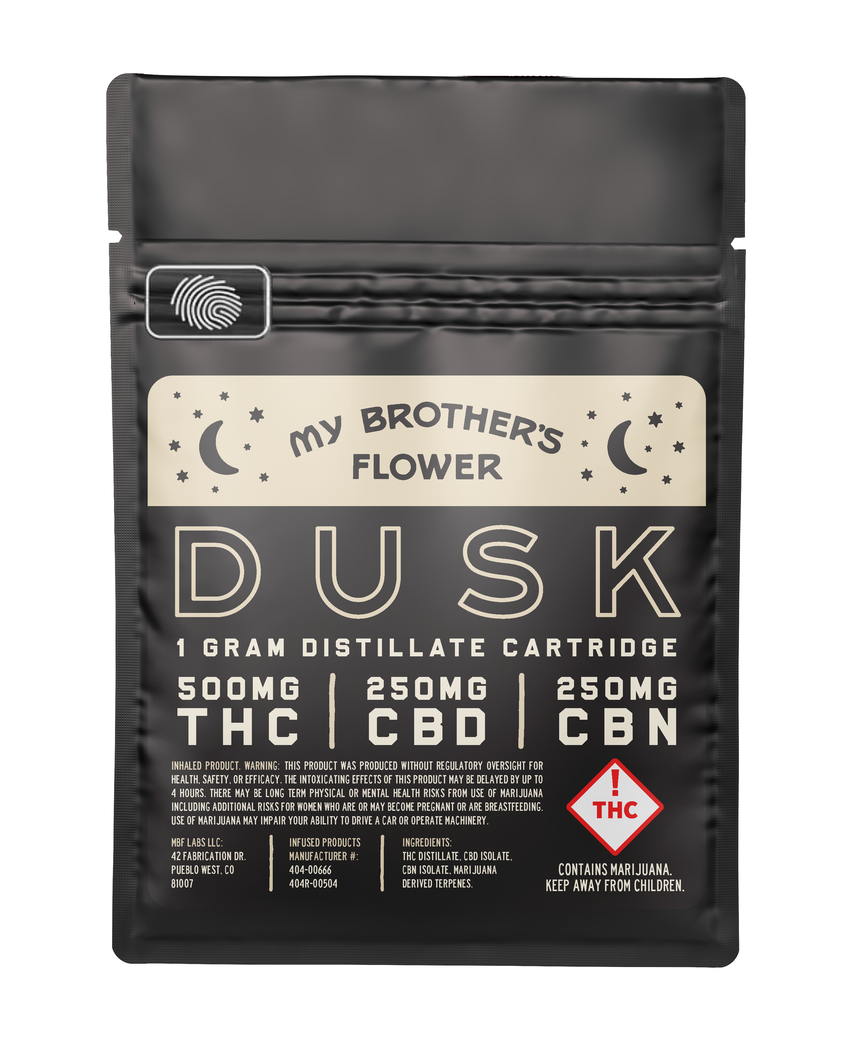 Dusk Distillate Gram Cartridge Rec/med