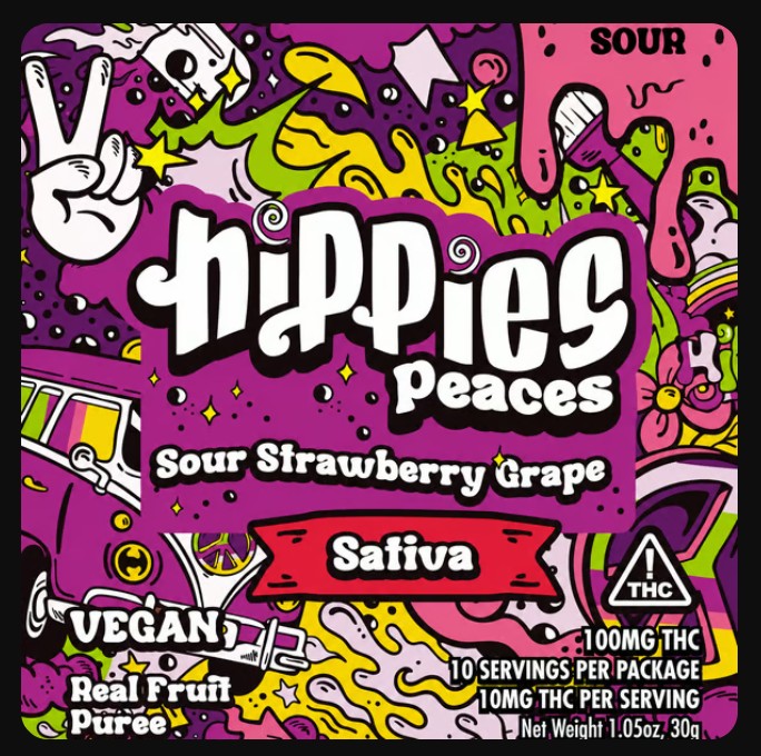 (28747) Sour Strawberry Grape Gummy