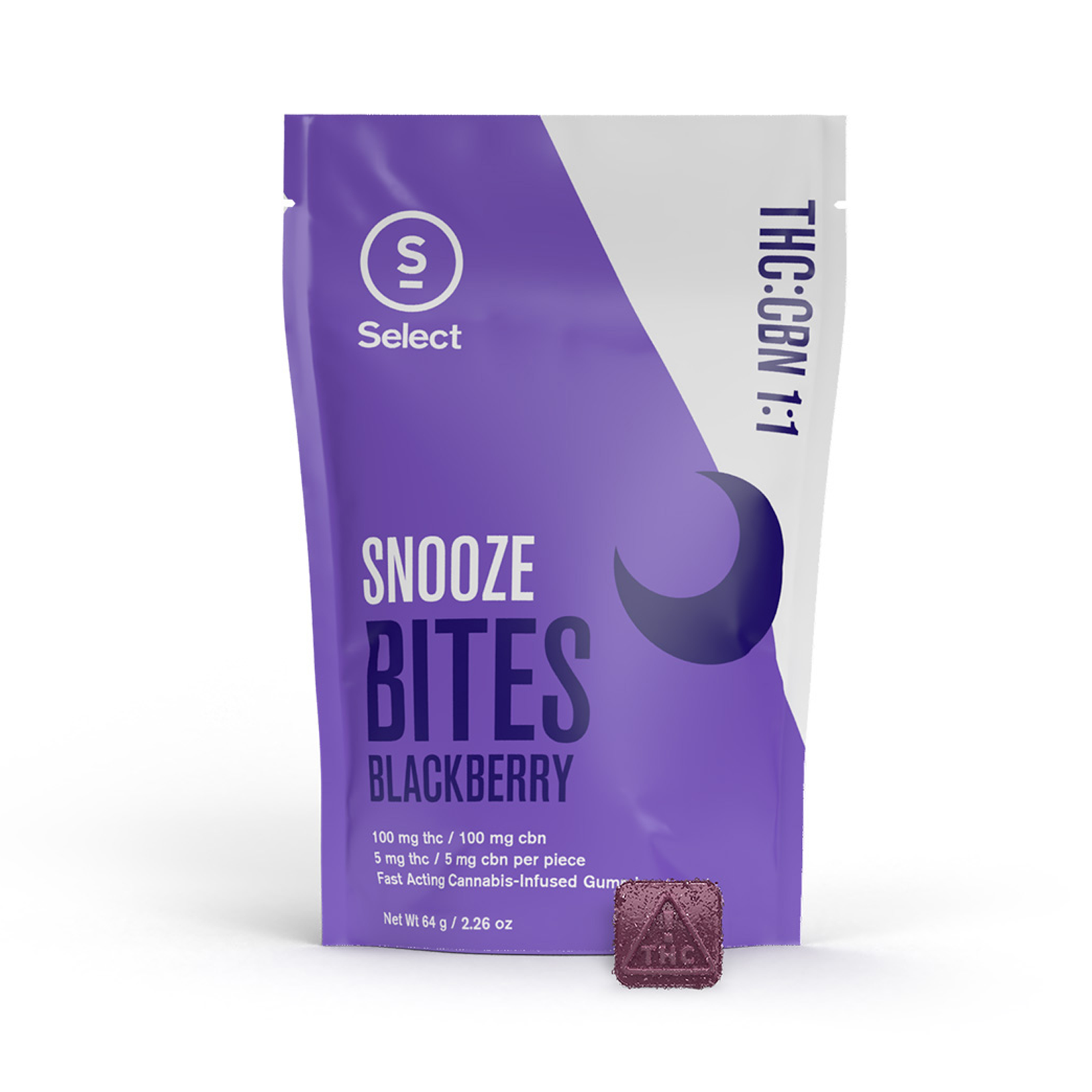 1:1 THC/CBN SNOOZE BITES GUMMIES 100 MG SELECT M{589} N{429}