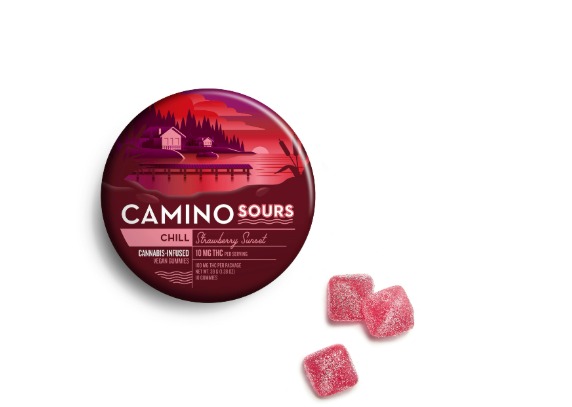 Camino - Strawberry Sunset Chill Sour Gummies 10pk - 100mg