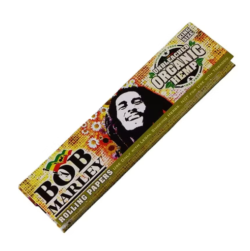 Bob Marley | Unbleached Organic Hemp Rolling Papers | King Size