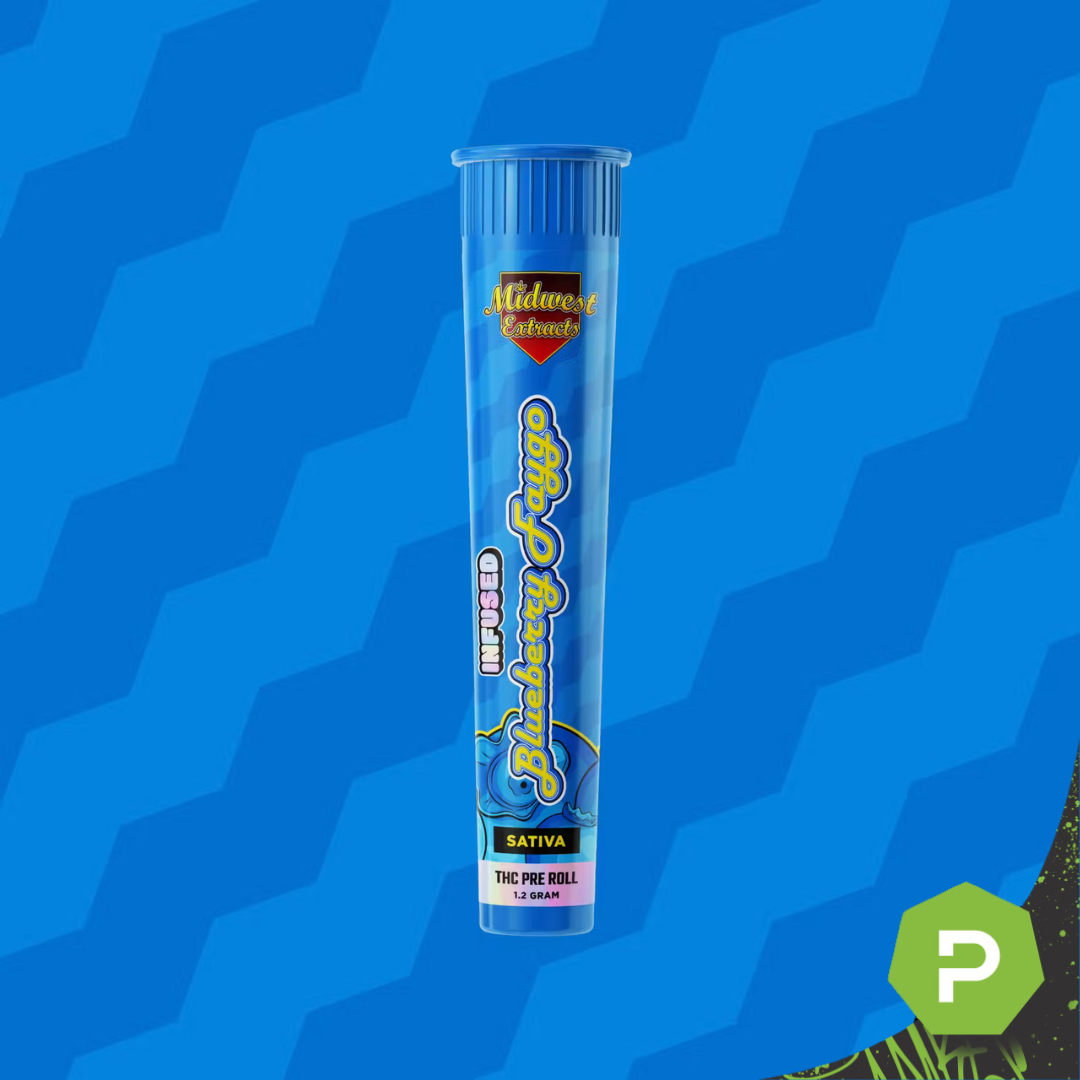 Midwest Extracts | 1.2g Infused Pre-Roll | Blueberry Faygo