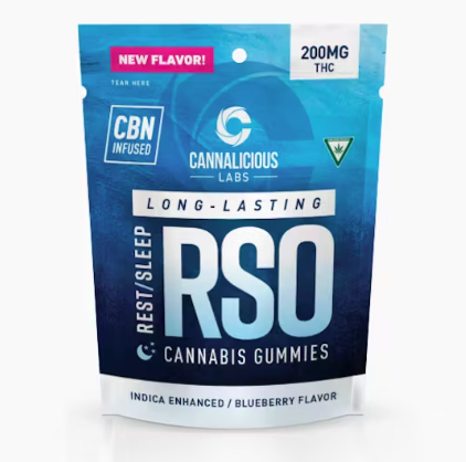 RSO Rest Gummy - Blueberry - Indica - HD 200mg