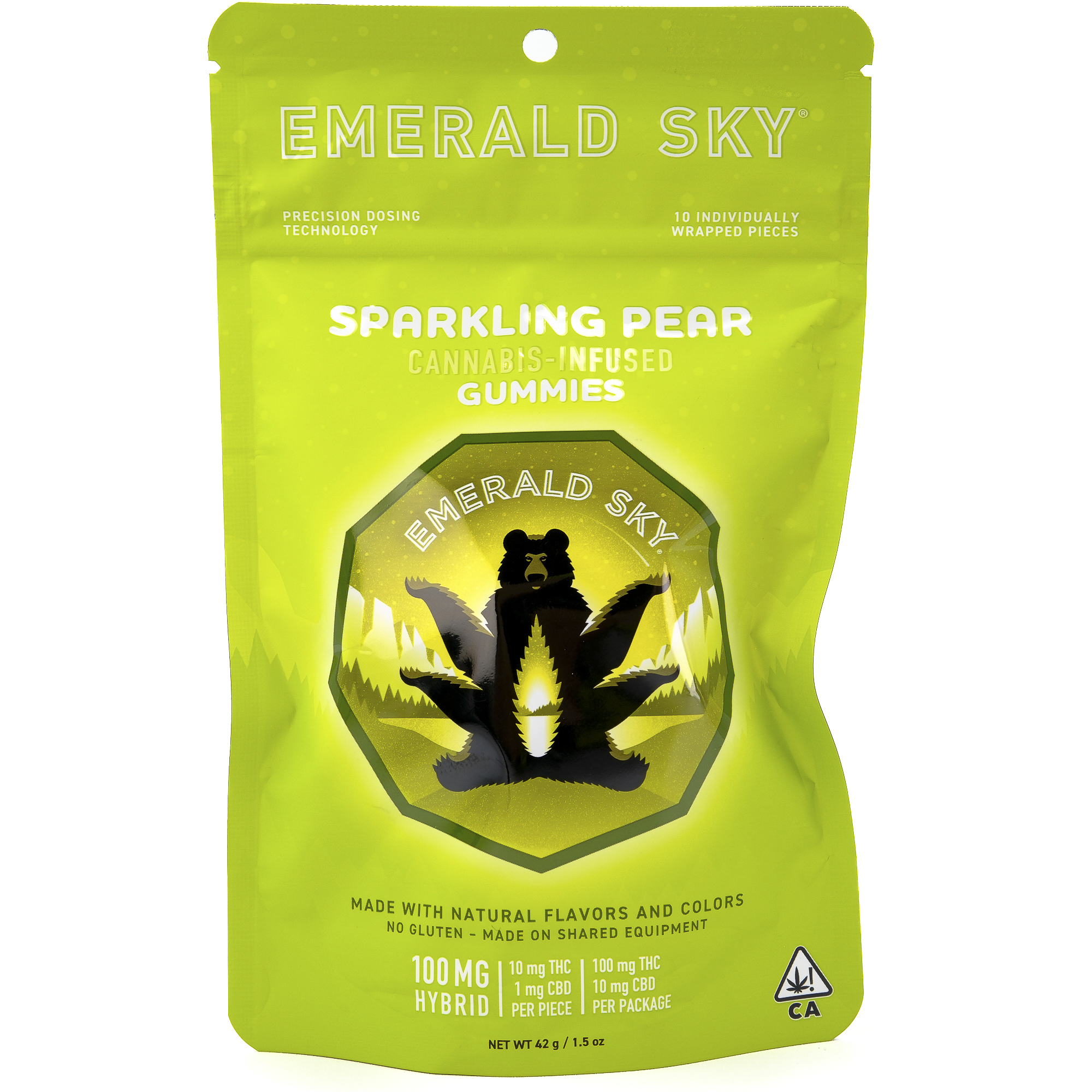 Emerald Sky - Sparkling Pear (h) - Gummies - 100mg