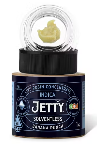 Jetty Banana Punch Solventless OCAL Live Rosin