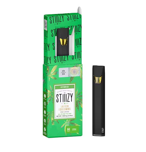 Stiiizy | Purple Zlushie | 1G Live Resin Liquid Diamonds All-In-One Disposable Vape