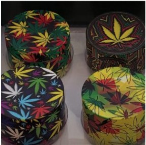 Luvbuds | 63mm Zinc 4-Piece Grinder
