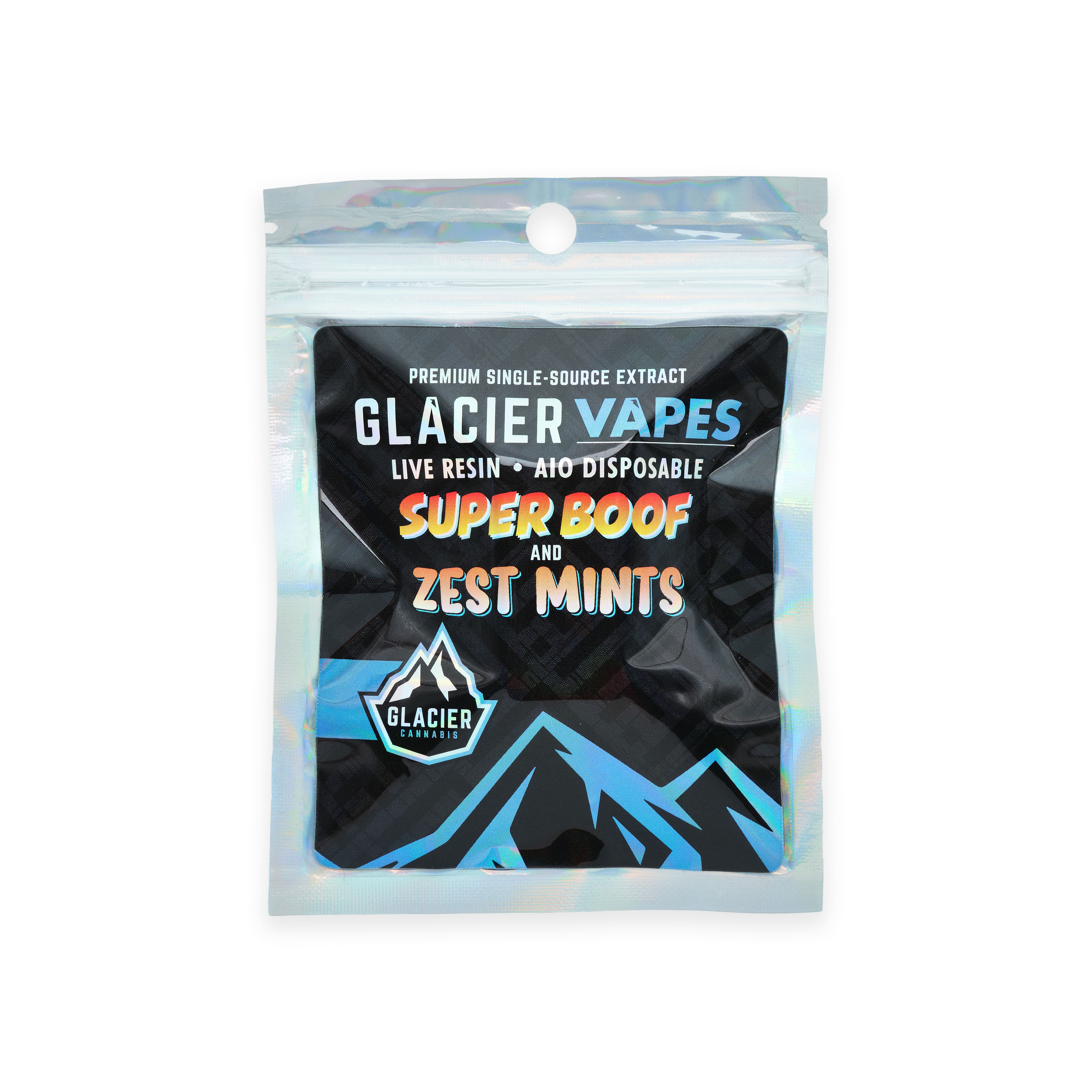 Glacier | Live Resin AIO Disposable | Super Boof x Zest Mints (1g)