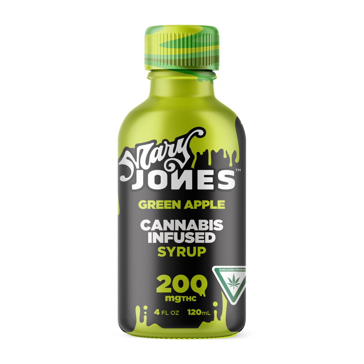 GREEN APPLE SYRUP - 200MG