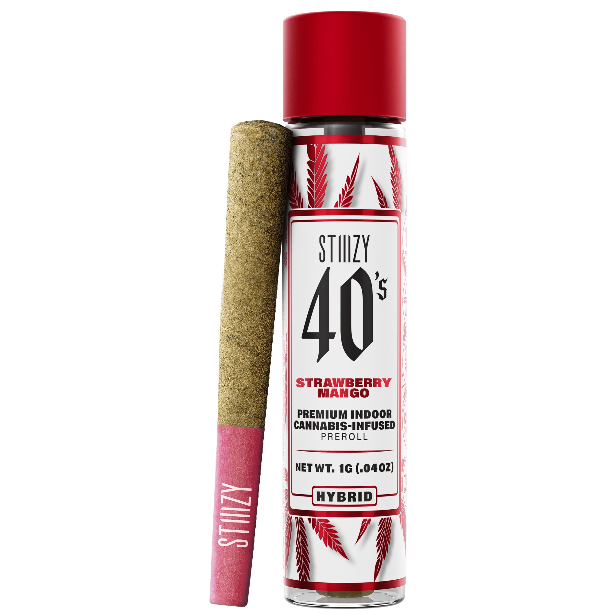 STIIIZY | Strawberry Mango | 40's Infused Pre-roll | Sativa | 1g