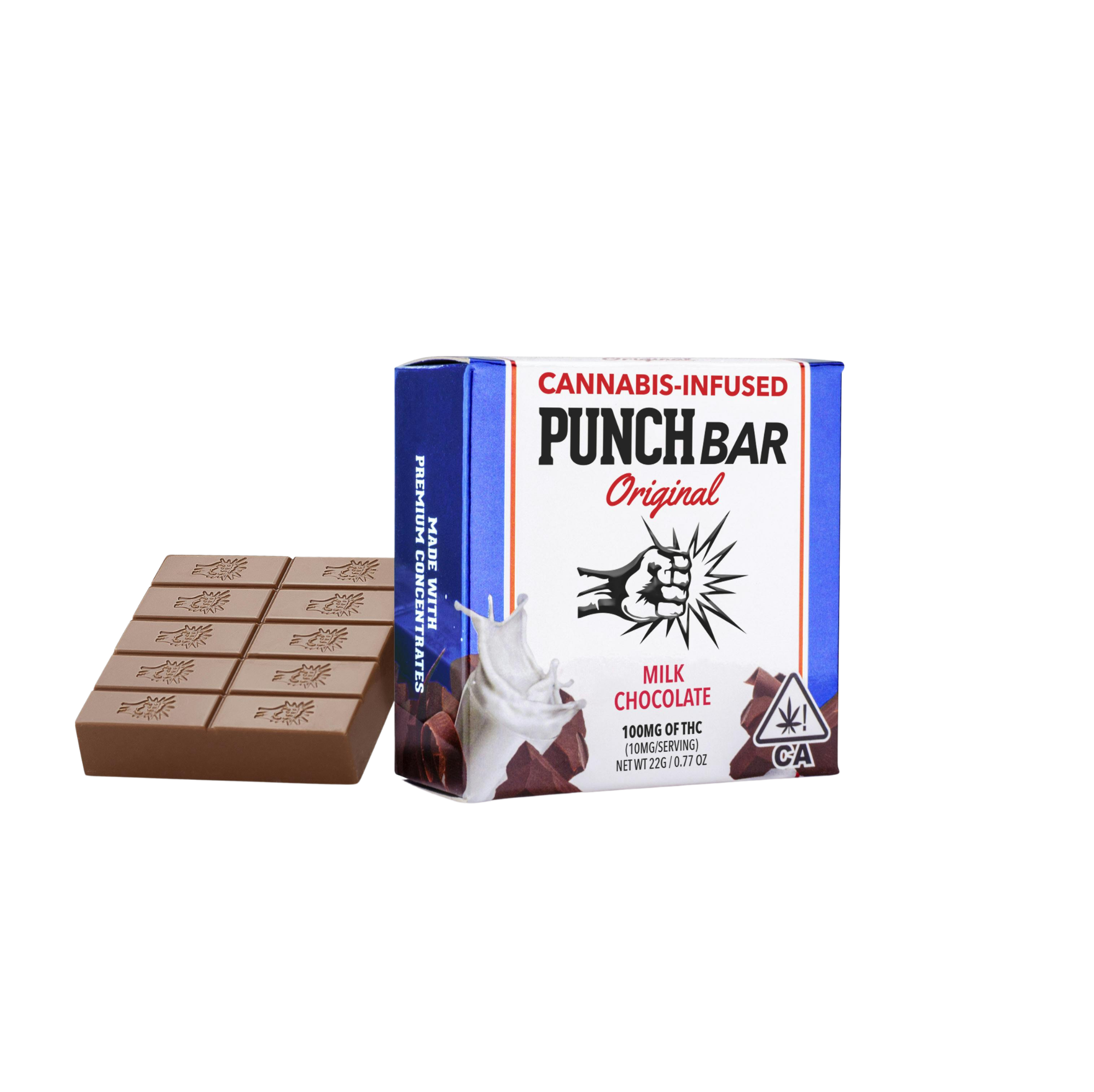 Punch Bar Original Milk Chocolate 100mg