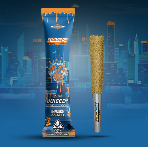 Sluggers - NYC Diesel (s) - Infused Pre-roll - 0.7g