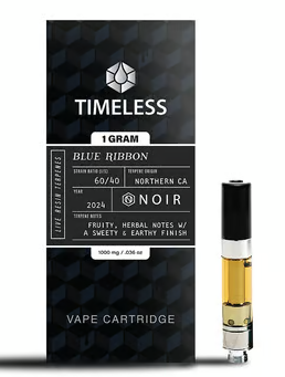 Timeless Noir Blue Ribbon Indica Dominant Cart