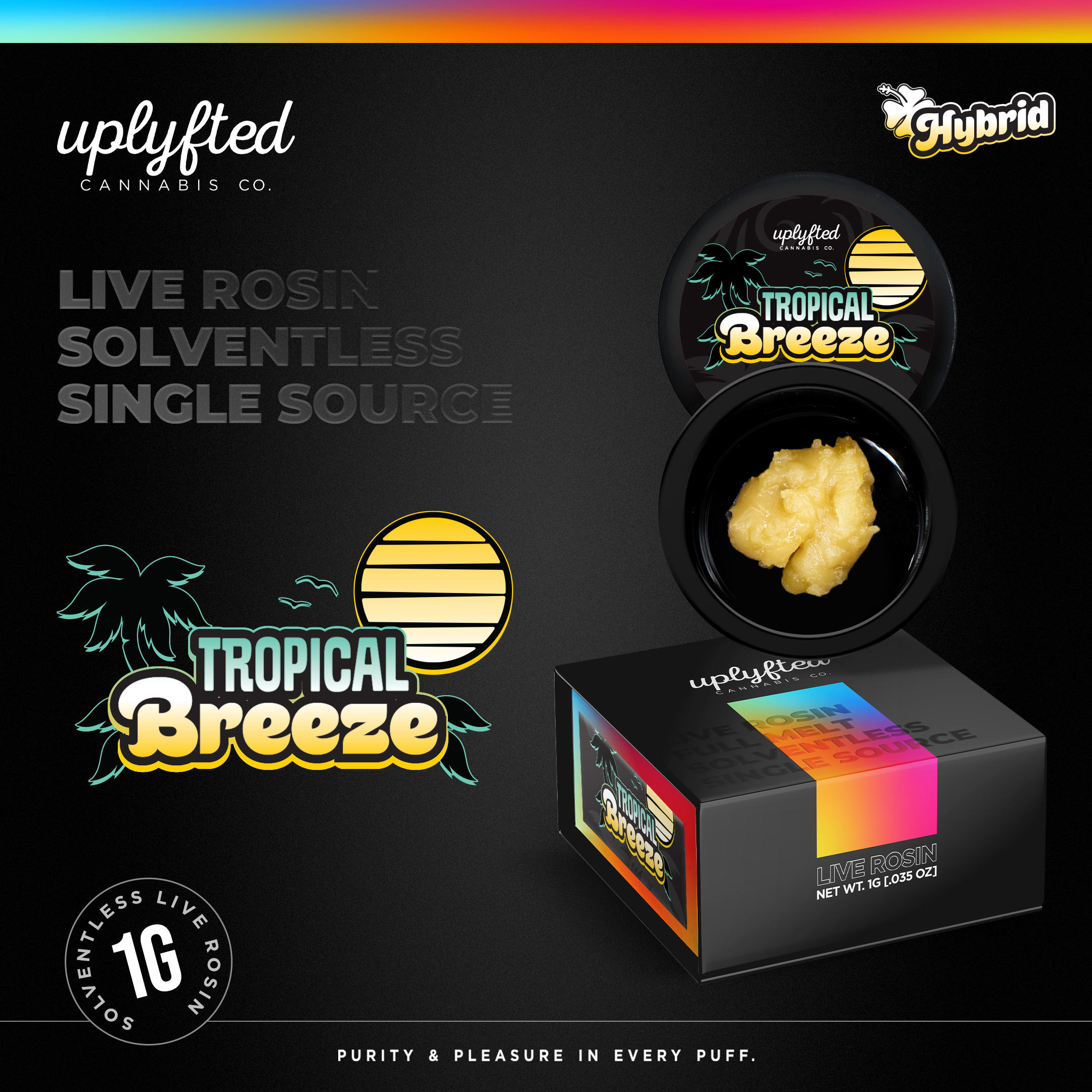 UPLYFTED | TROPICAL BREEZE LIVE ROSIN
