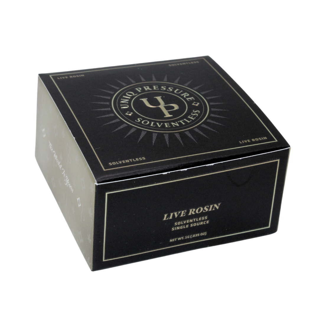 Uniq Pressure - 1g Live Rosin  - Twisted Fruit Cake