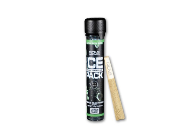 Rove - Purple Trainwreck Rosin Diamond Hash Infused Preroll - 1g