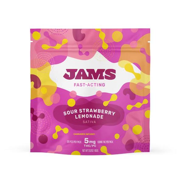 Sour Strawberry Lemonade Fast Acting Jellies 5mg x 20ct