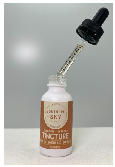 Southern Sky | 300mg | 1:10:1 THC:CBD:CBG | Mint Tincture