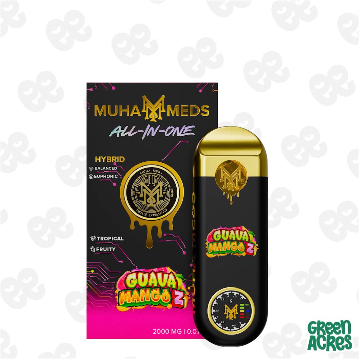 Muha Meds: Guava Mango Z 2G Disposable 3rd Gen