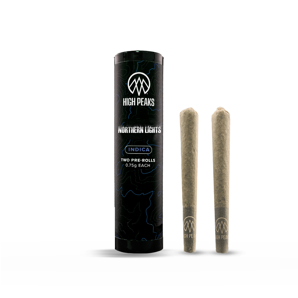 High Peaks | Pre Roll | Northern Lights | 0.75g 2pk