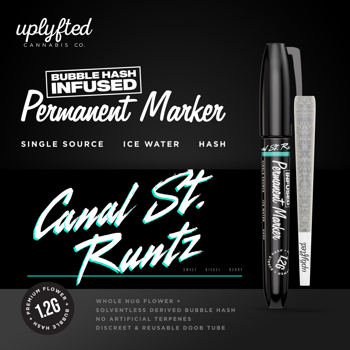 UPLYFTED | PERMANENT  MARKER x CANAL ST RUNTZ INFUSED PREROLL