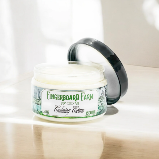 FINGERBOARD FARM Topical 1500mg: Calming Creme