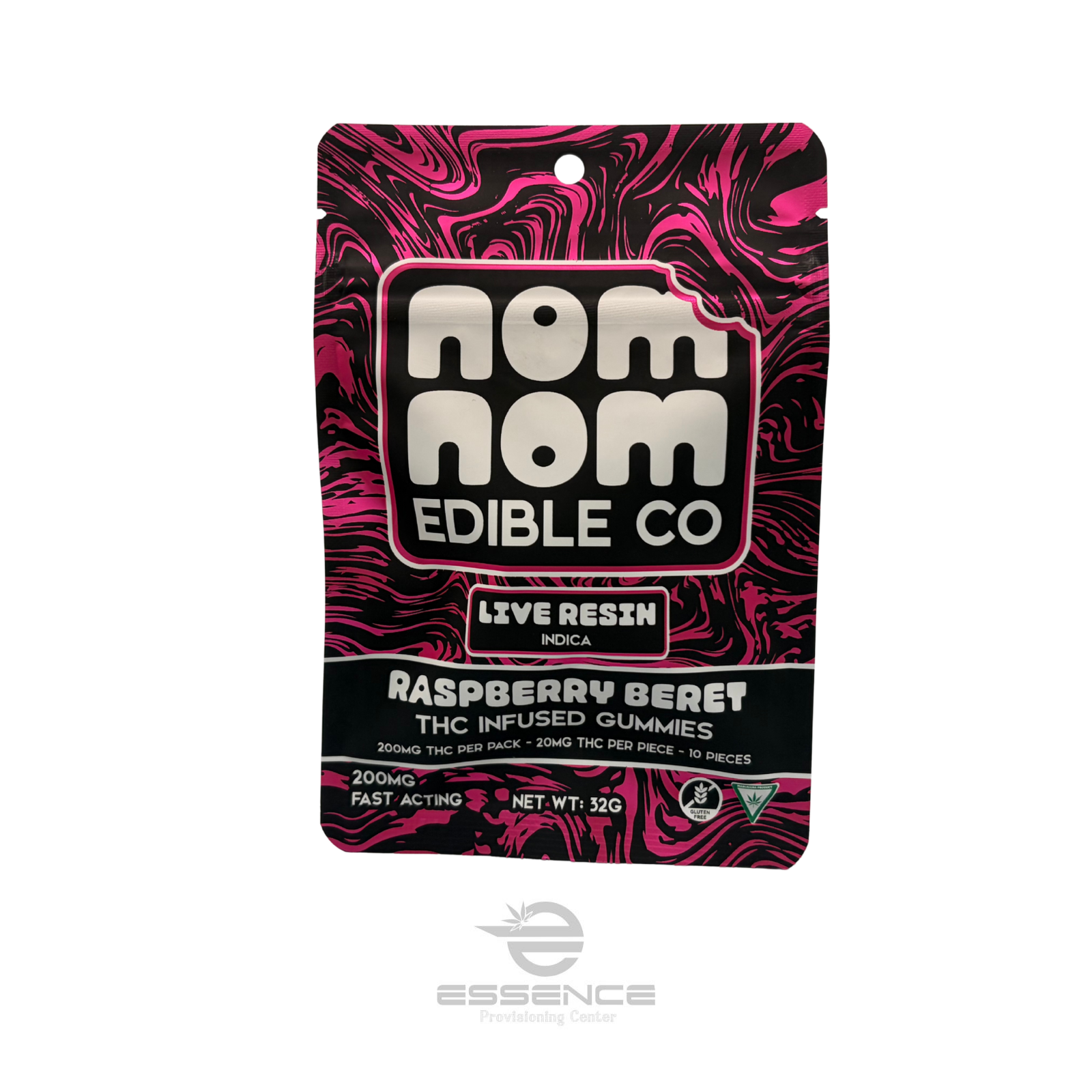 Nom Nom Gummy Raspberry Beret