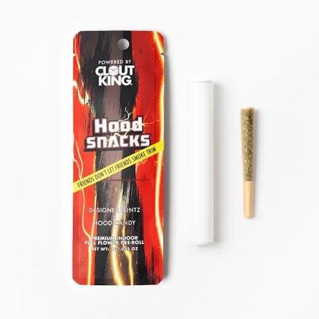 Hood Snacks- 1g Full Flower Pre-Roll
