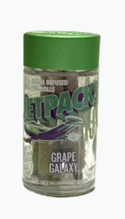 Jetpacks Grape Galaxy Pre Roll 5 Pack