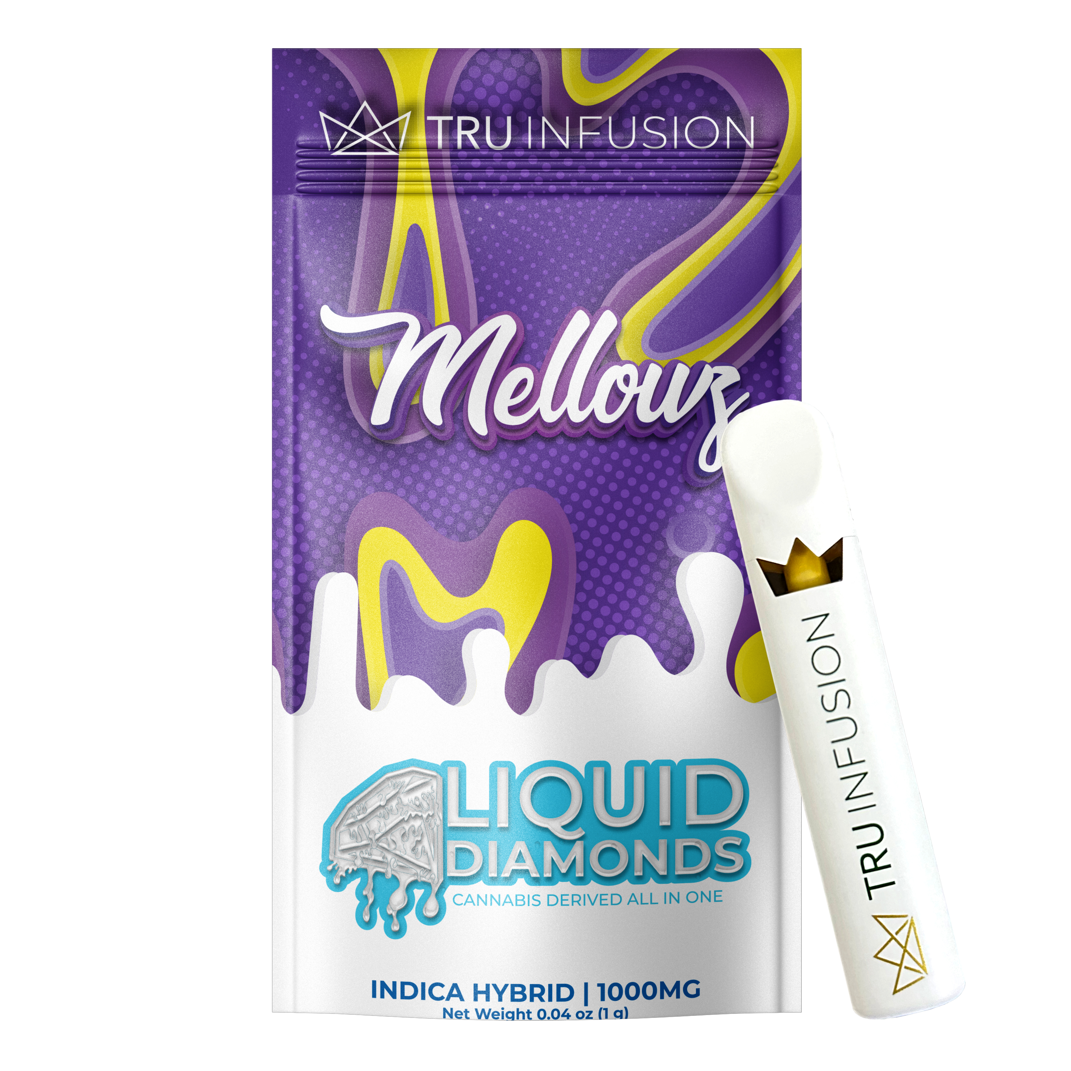 1000mg Mellowz Disposable (I/H)
