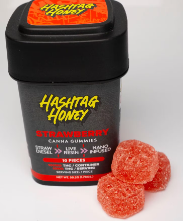 Hashtag Honey Live Resin Gummies Strawberry