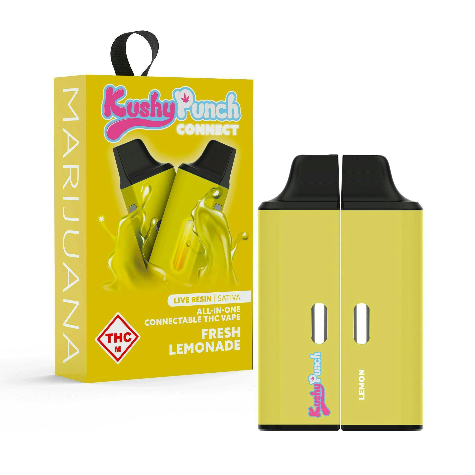 Kushy Punch - Fresh Lemonade - 1g Live Resin .5g x2 Connect