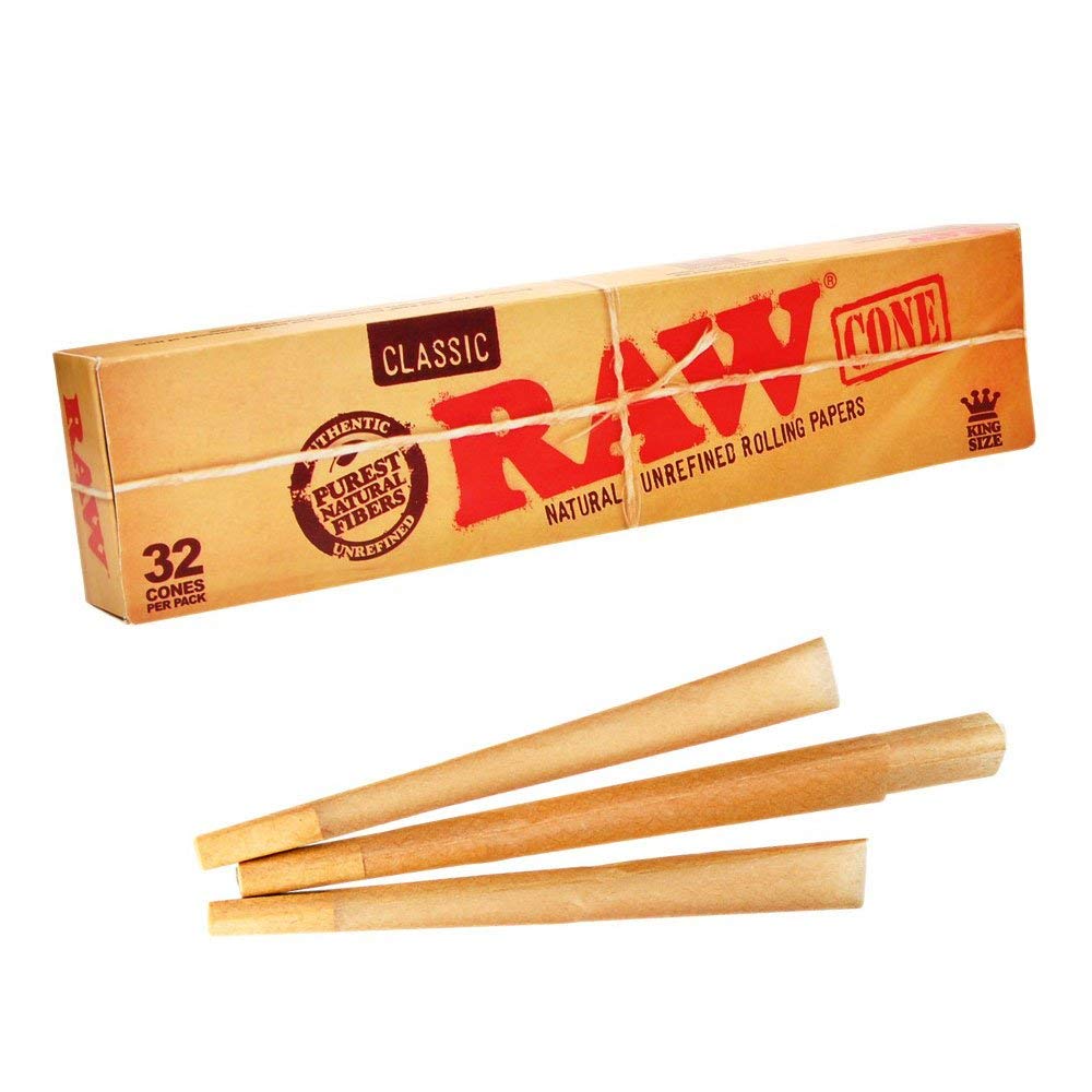 RAW Classic King Size Cones - 32 Pack
