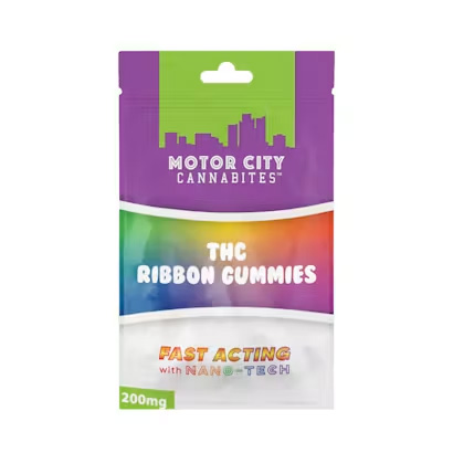 Motor City Cannabites | Gummies 200mg Gummies | Ribbon