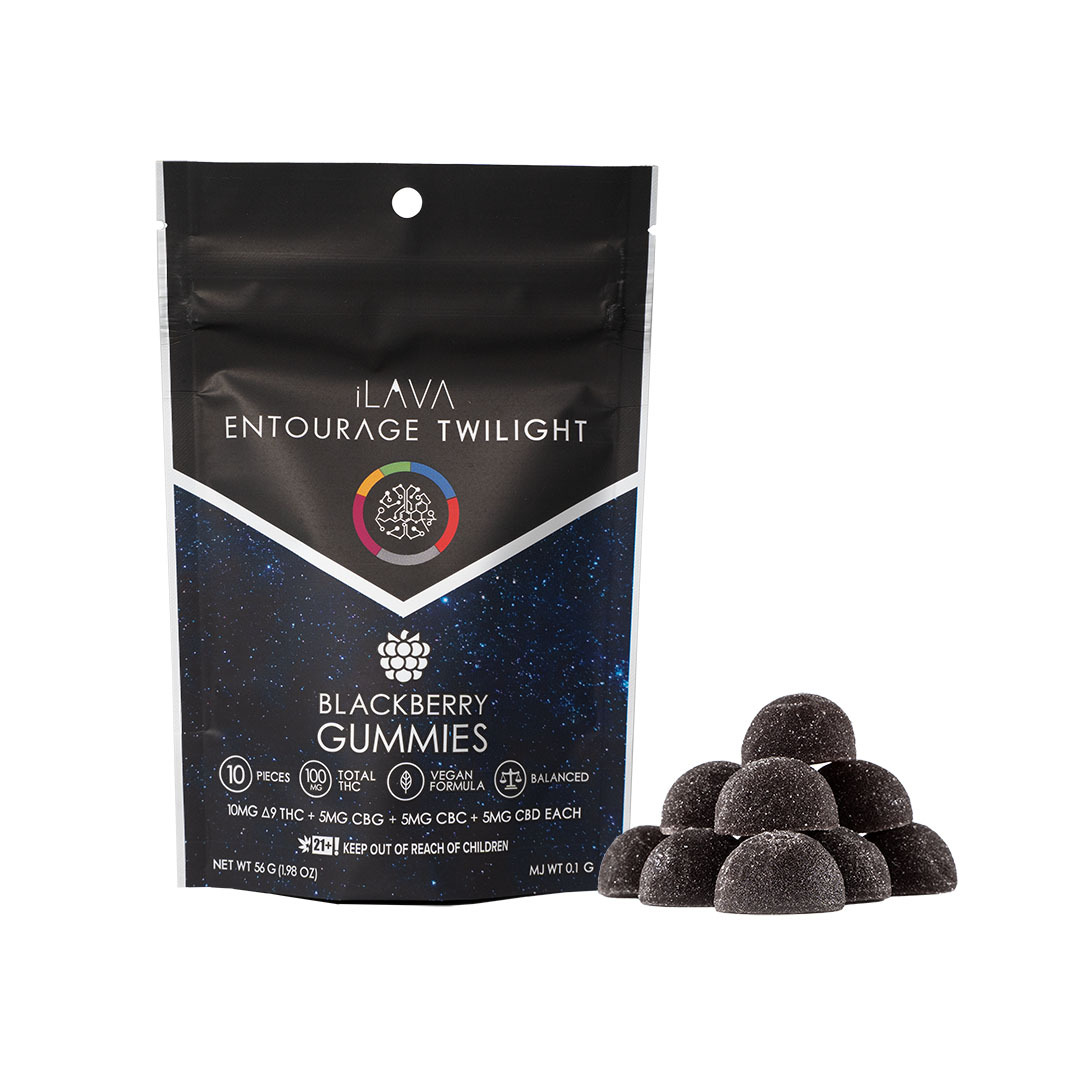 Entourage Twilight Gummies (2:1:1): 100MG - Blackberry