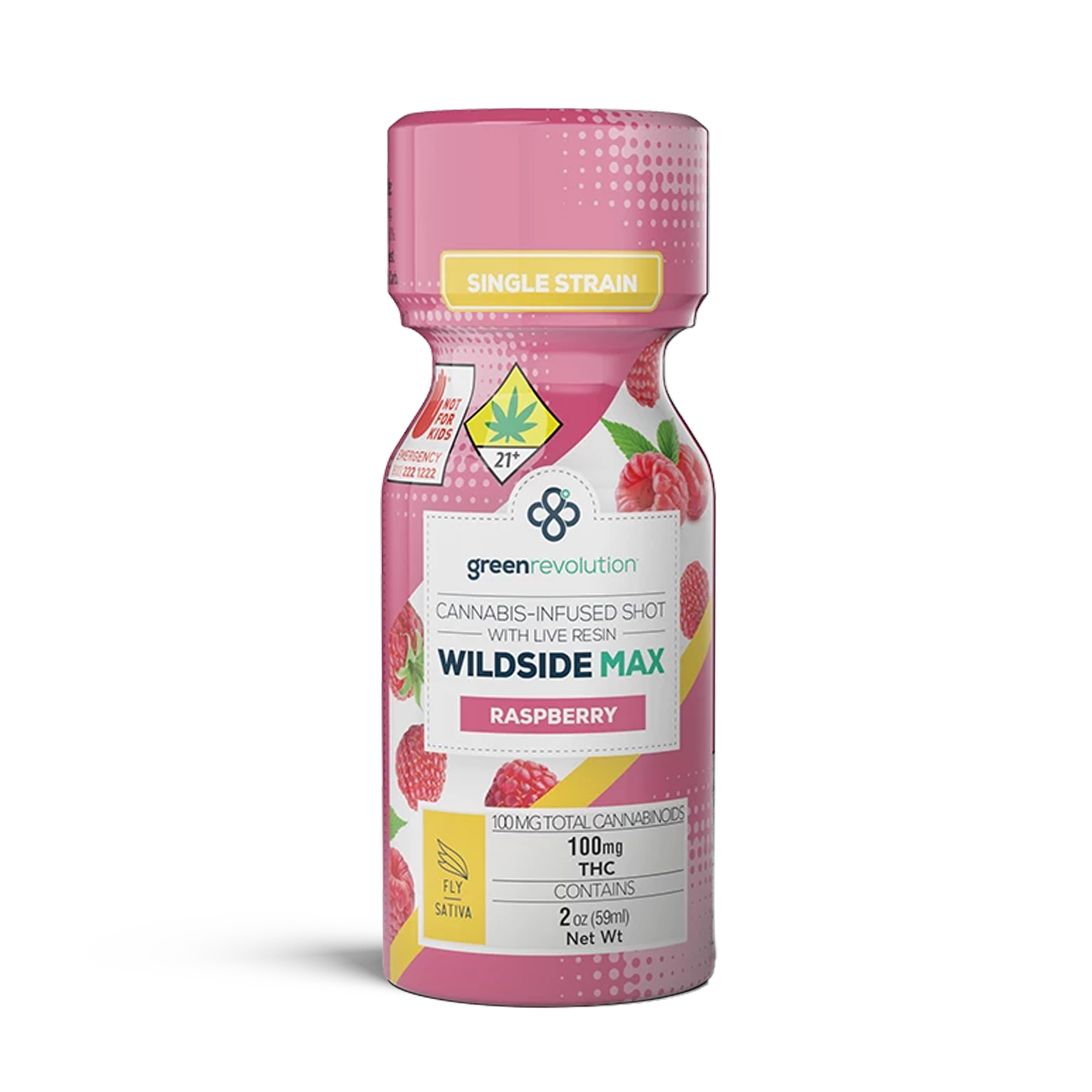 Wildside MAX Raspberry Shot