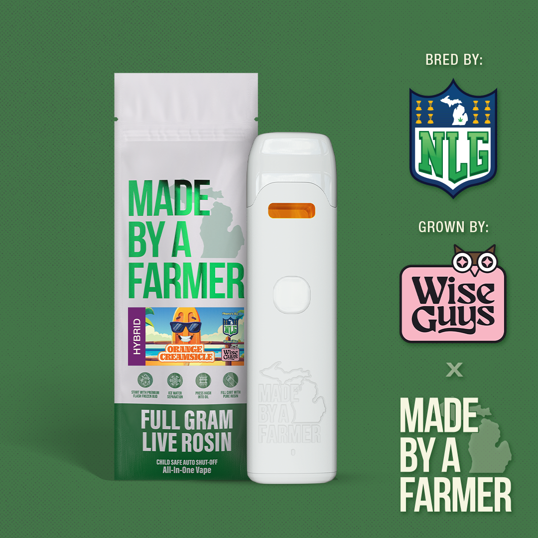 Orange Creamsicle - 1G Live Rosin Vape x NLG & Wise Guys