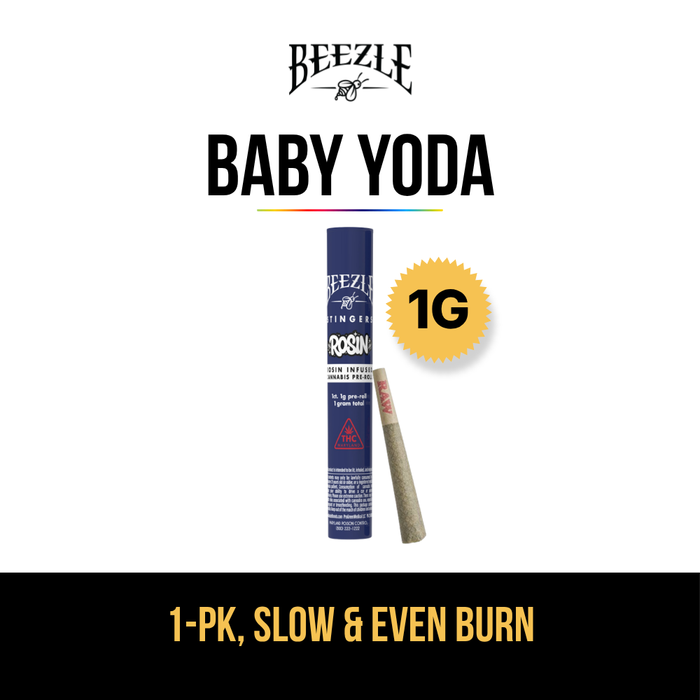 Baby Yoda 1G Live Rosin Infused Stingers