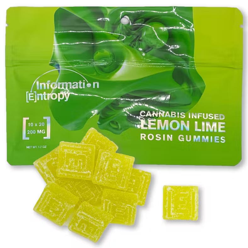 Lemon Lime Rosin Gummies 214.1mg