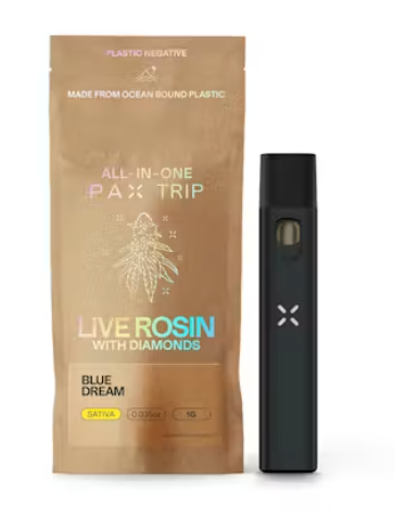PAX Trip Blue Dream Live Rosin Diamonds Vape