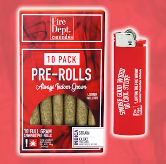 10pk Twisted Taffy - Preroll Pack - Fire Dept.