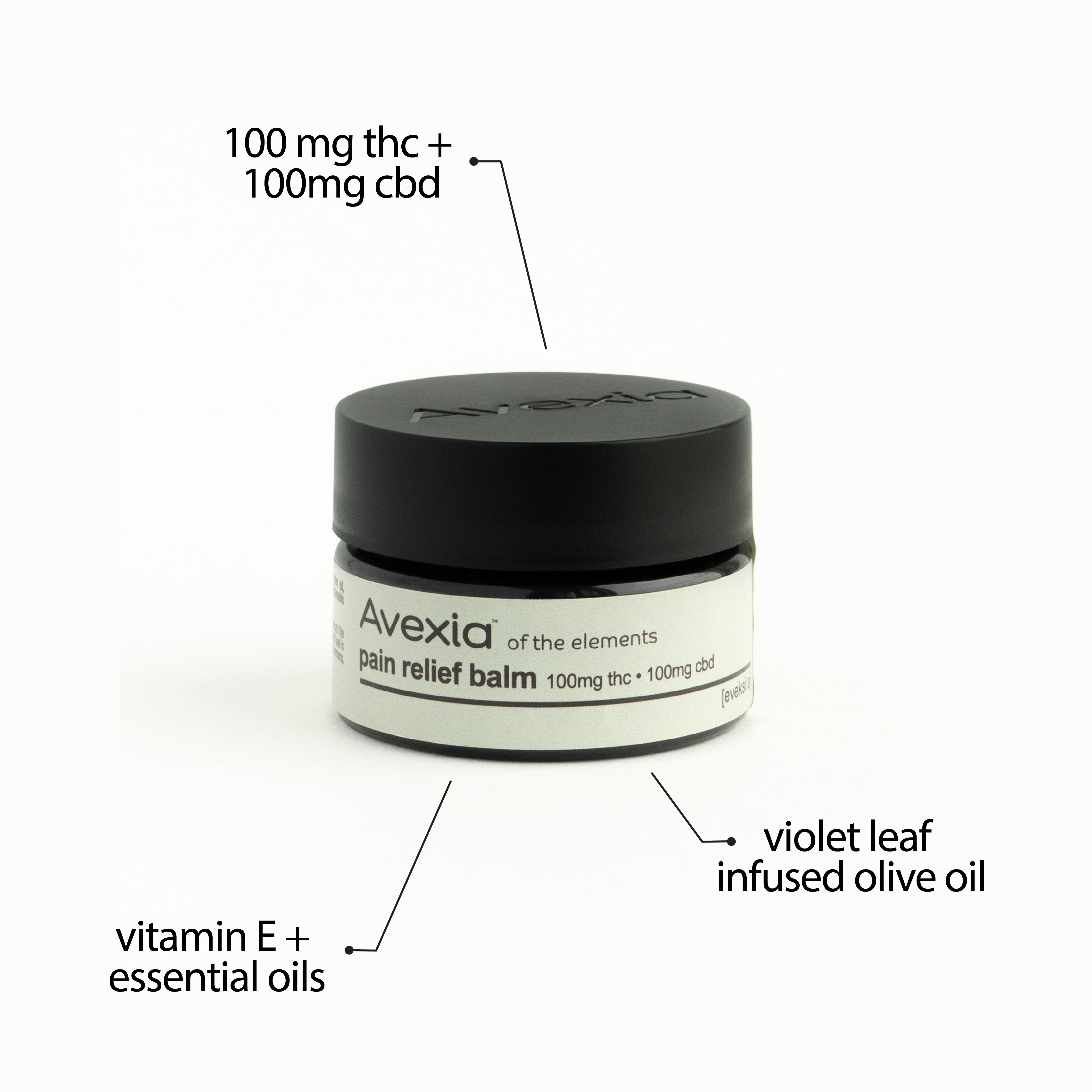 Pain Relief Balm 1:1 (CBD:THC) | 100mg