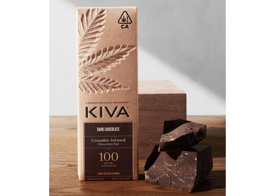 Kiva | Dark Chocolate | Chocolate Bar 100mg