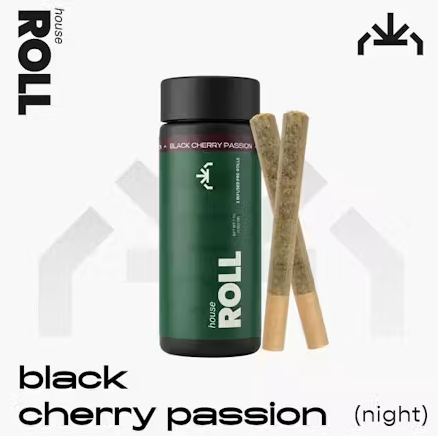 House Roll Pre-roll 2pk/1.5g Infused- Black Cherry Passion