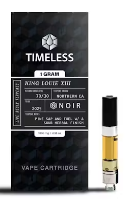 Timeless - Noir - King Louie XIII - - Vape Cart