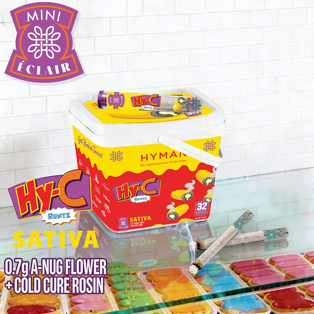 HYMAN: Hy-C Runtz 0.7G Mini Eclair Infused Preroll (S)
