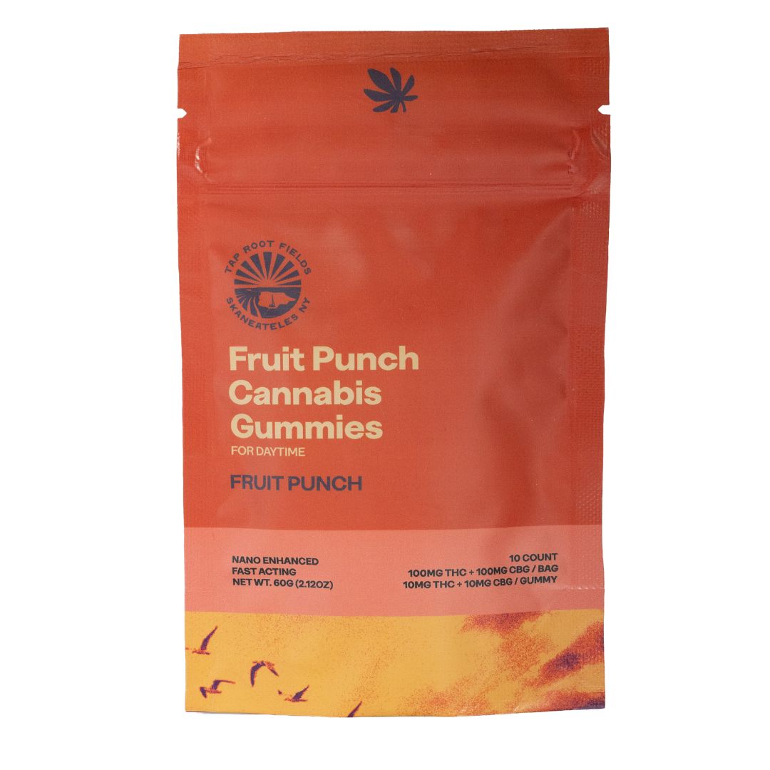 10CT- 100MG- FRUIT PUNCH- GUMMY