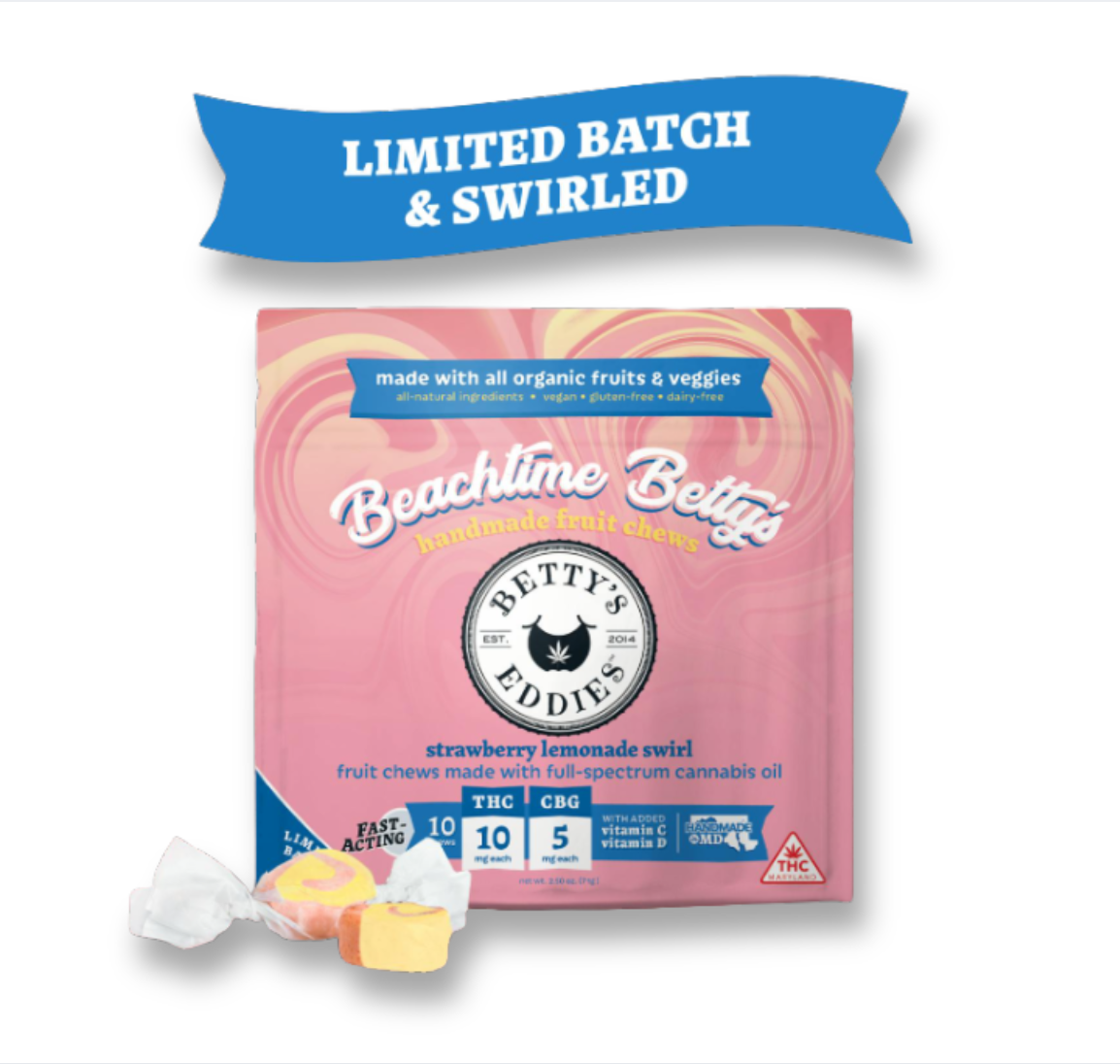 Strawberry Lemonade 10mg Fruit Chews